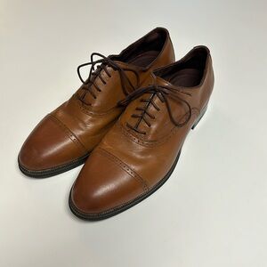 Cole Haan Men's Dawson Grand 360 WP Cap Toe Oxford British Tan Wp C33326